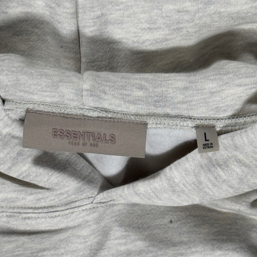Fear Of God Essentials Light Oatmeal SS22 Hoodie - Picture 9 of 12